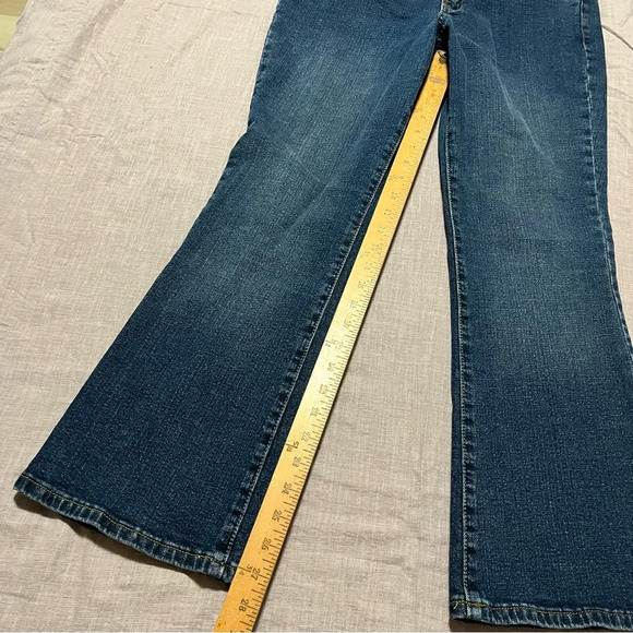 Vintage 90s LA Blues Women’s Size 10 Flare Jeans Medium Faded Wash Boot Cut Y2K - Picture 5 of 6